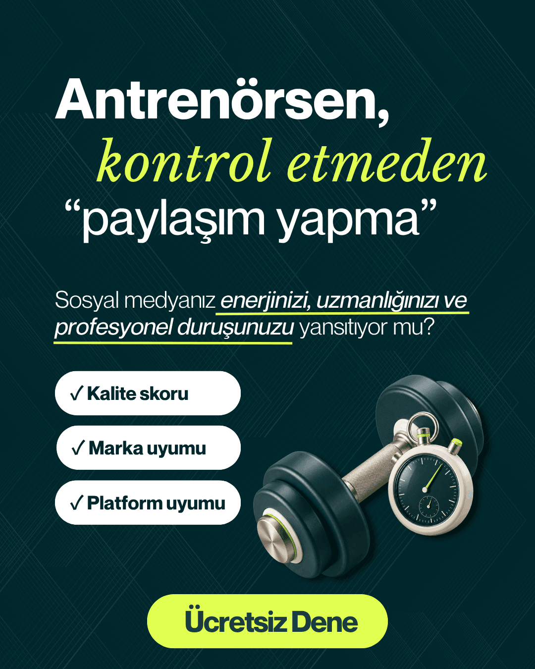 Spor Eğitmenleri ve Stüdyolar İçin Sosyal Medya Yönetimi